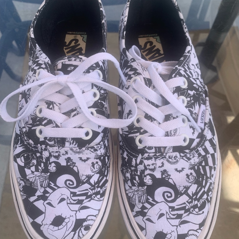 Disney Black and White Nightmare Before Christmas Vans